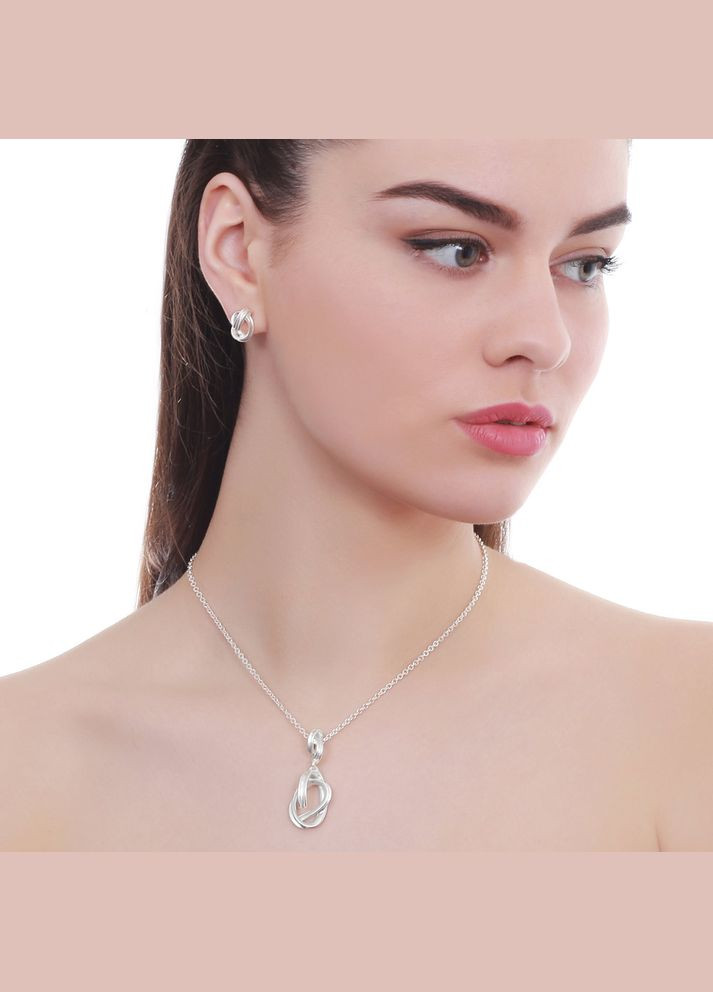 Матовый кулон Переплетение Sincera (339869931)