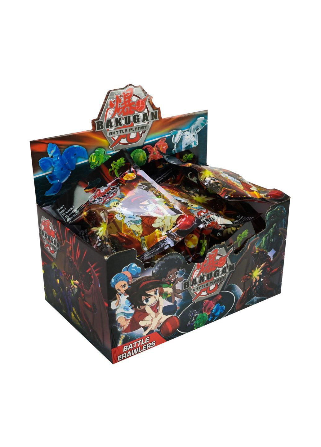 Фигурка-сюрприз Bakugan с карточкой, игровая, в ассортименте - No Brand 35309 (371928101)