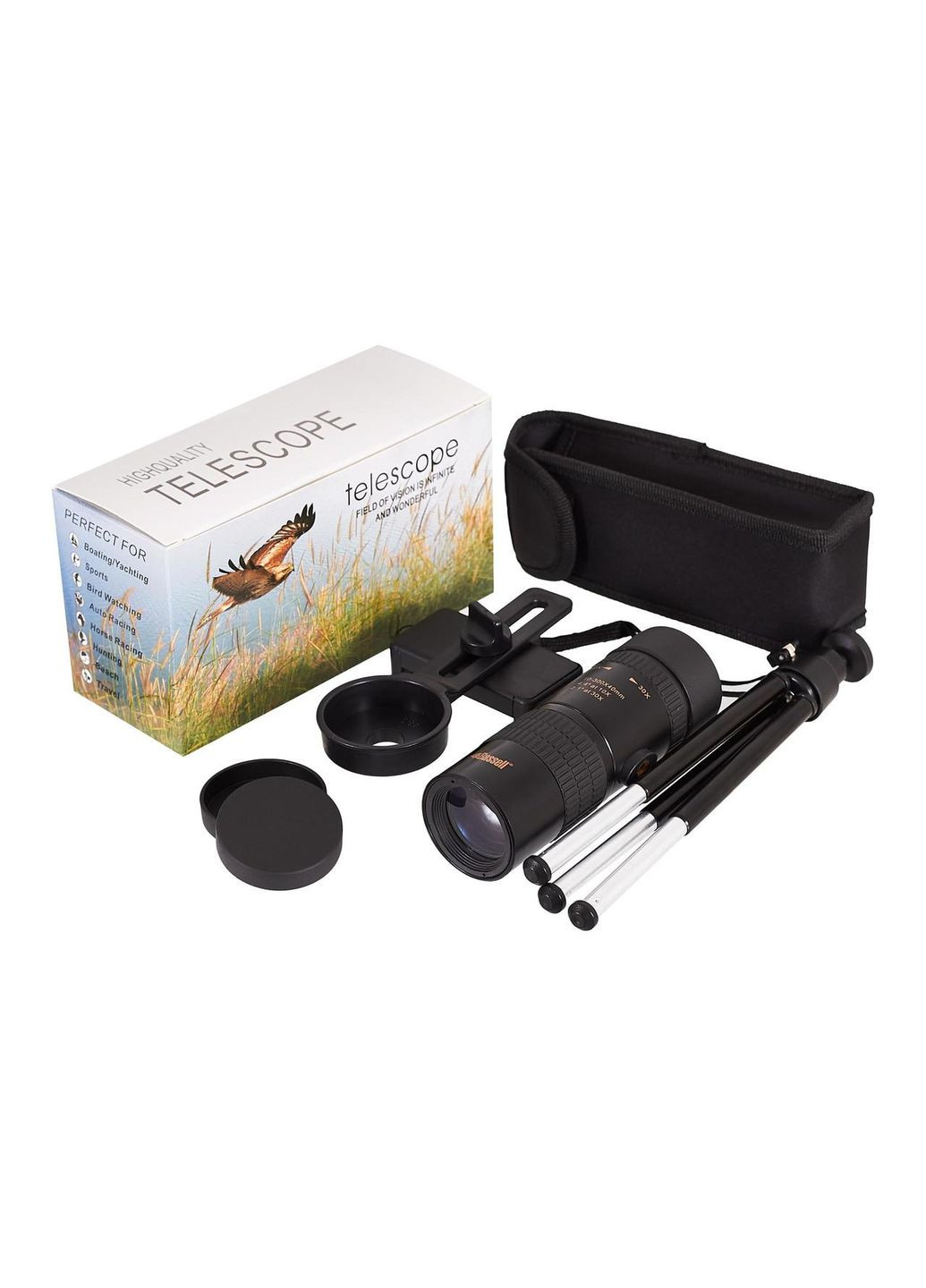 Монокль із змінним типом фокусування 10-30X40 Bassell (305295860)