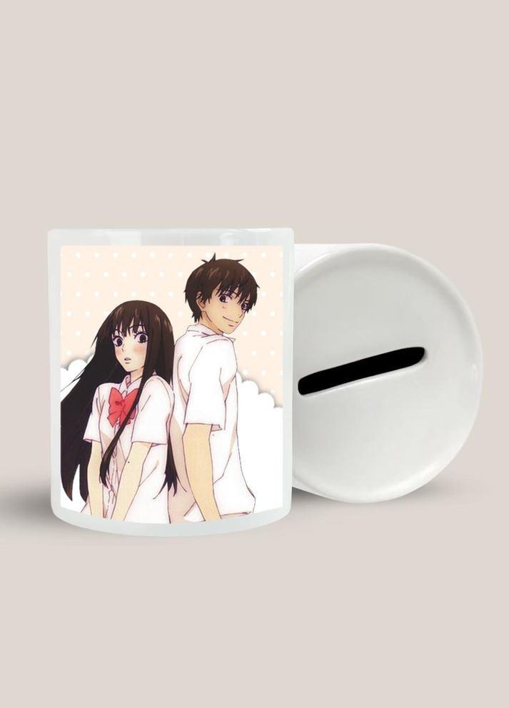 Копилка, копилка для денег Аниме Дотянуться до тебя #0005 белая керамическая No Brand (315041098)