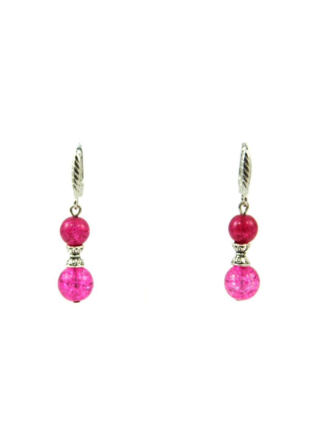 Сережки Цукровий кварц Fursa fashion (315591744)