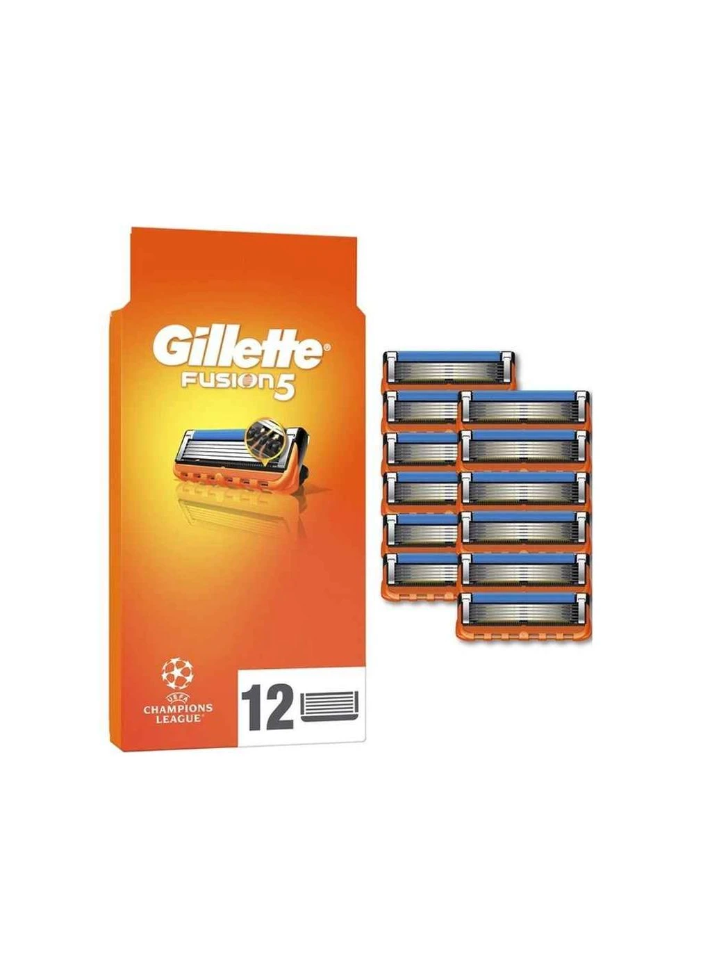 Картридж 12шт для бритья Fusion5 Gillette (400255471)