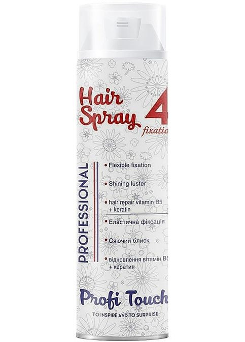 Лак для волосся "4 Fixatic" Hair Spray 500ml (1212564-188608) Profi Touch (368662063)