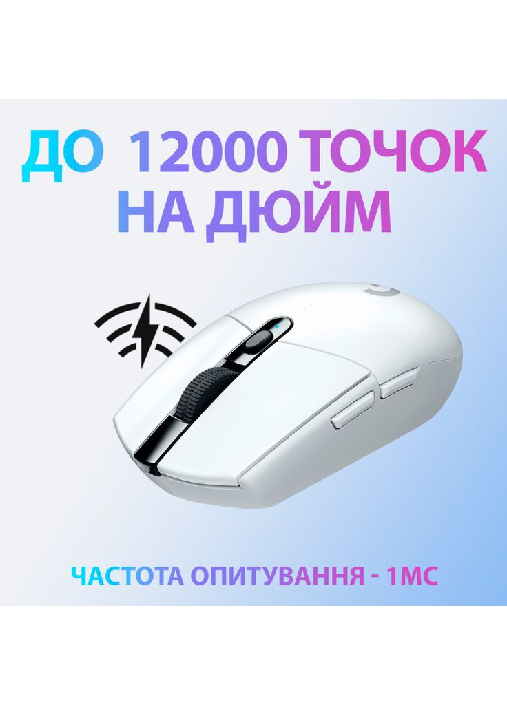 Мышка (m496901) Logitech G305 Lightspeed White (369037187)