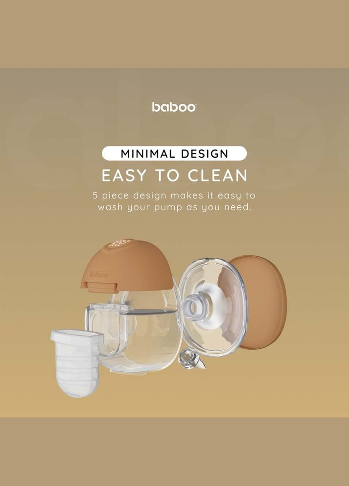 Молокоотсос электрический 2 шт какао (2-012) Baboo (324431889)