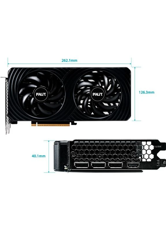 Відеокарта GeForce RTX 5060 Dual (NE75060019P1-GB2063D) UA [138810] Palit (402754204)