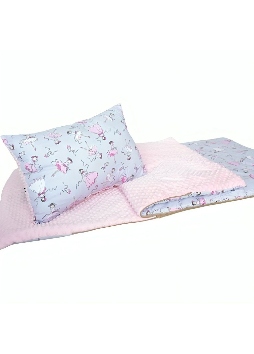 Детский спальный мешок для детей малышей на молнии с подушкой чехлом для хранения (479348-Prob) Балерины размер L Unbranded (317311960)