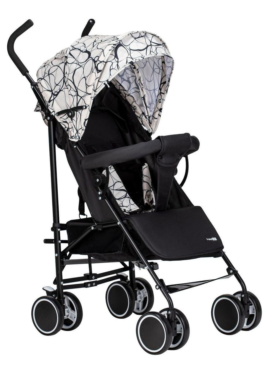 Коляска для дитини прогулянкова Simple Black-White FreeOn (317028416)