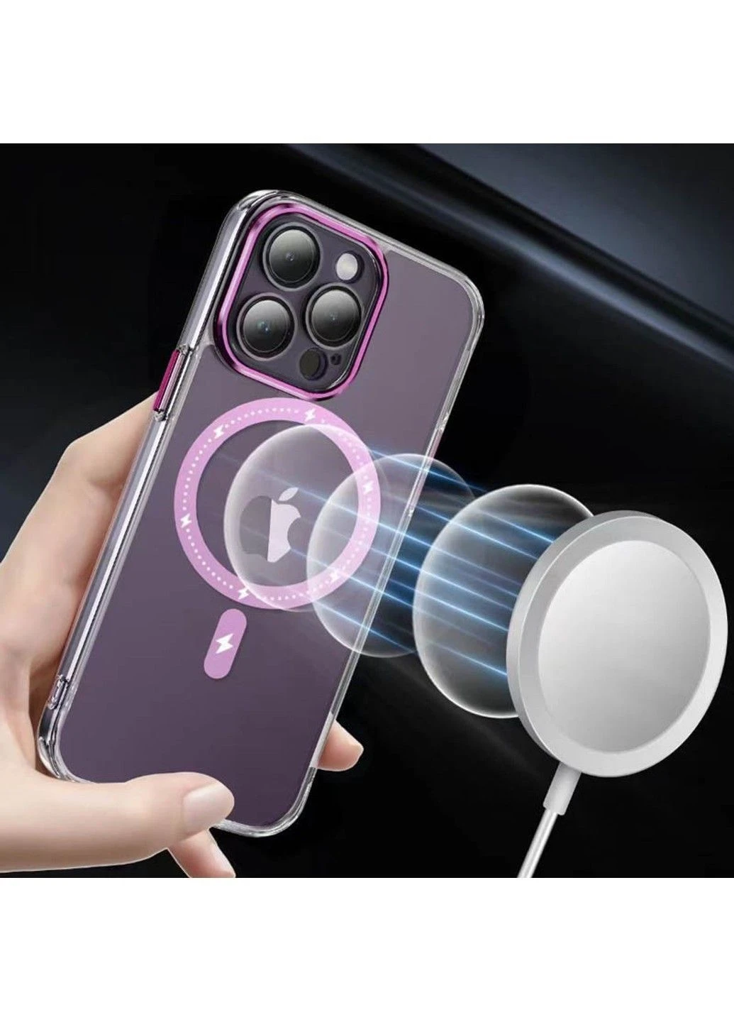 Чохол TPU+PC Colorful with MagSafe для Apple iPhone 14 Pro (6.1") Epik (390133067)
