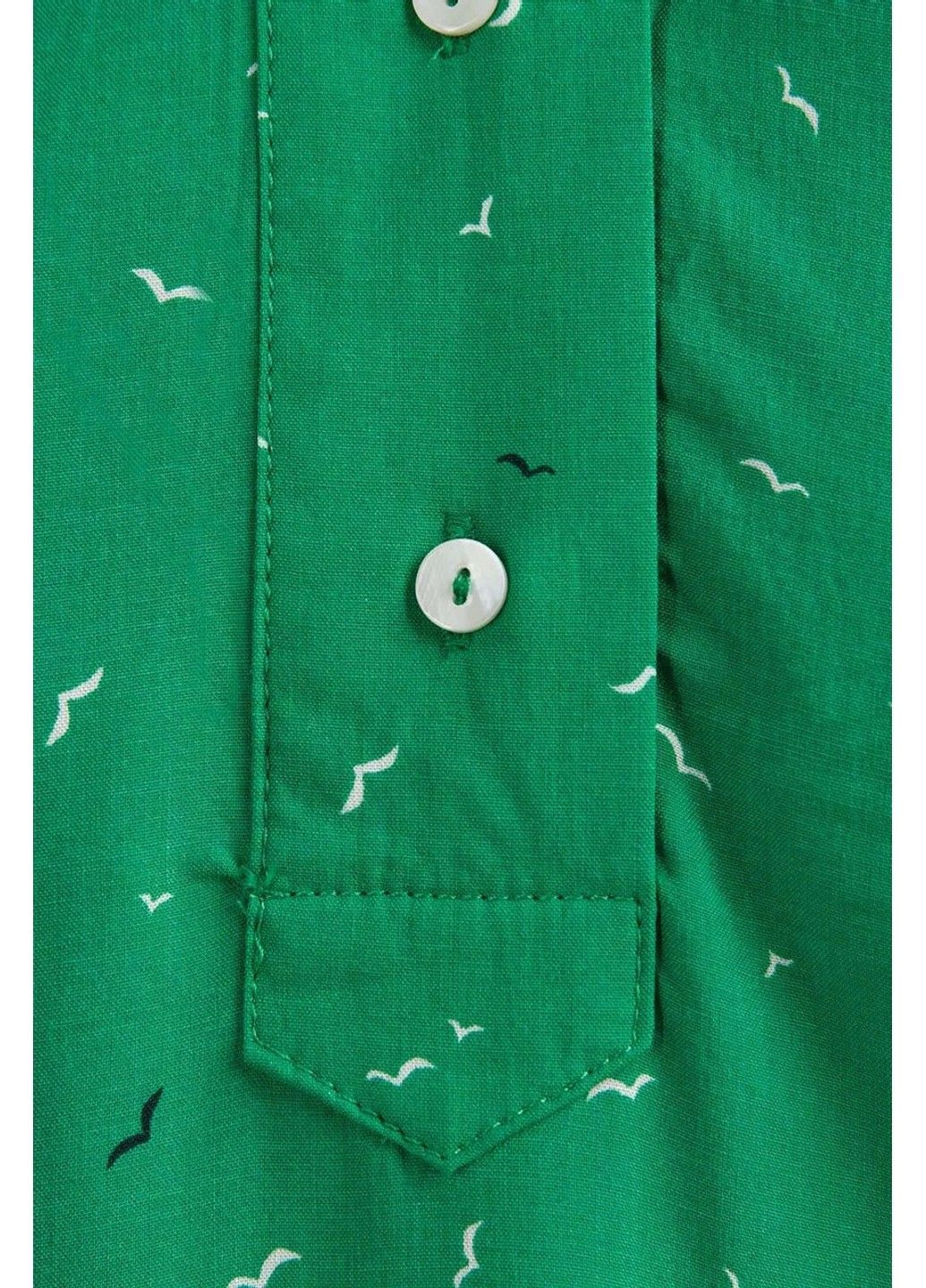 Зеленая летняя блузка s19-14080-500 Finn Flare