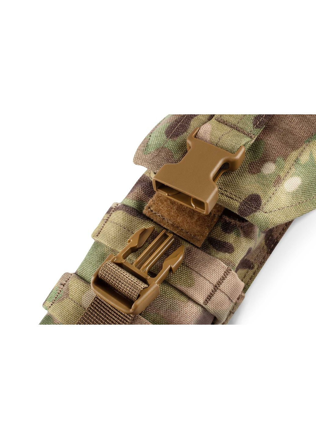 Подсумок закрытый с клапаном для двух магазинов РПК на застёжке Multicam No Brand (315881066)