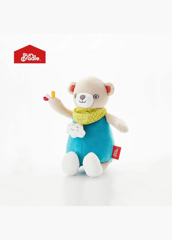 М'яка іграшка-брязкальце ведмедик Suncradle арт 7404 Різнобарвний No Brand (315742551)