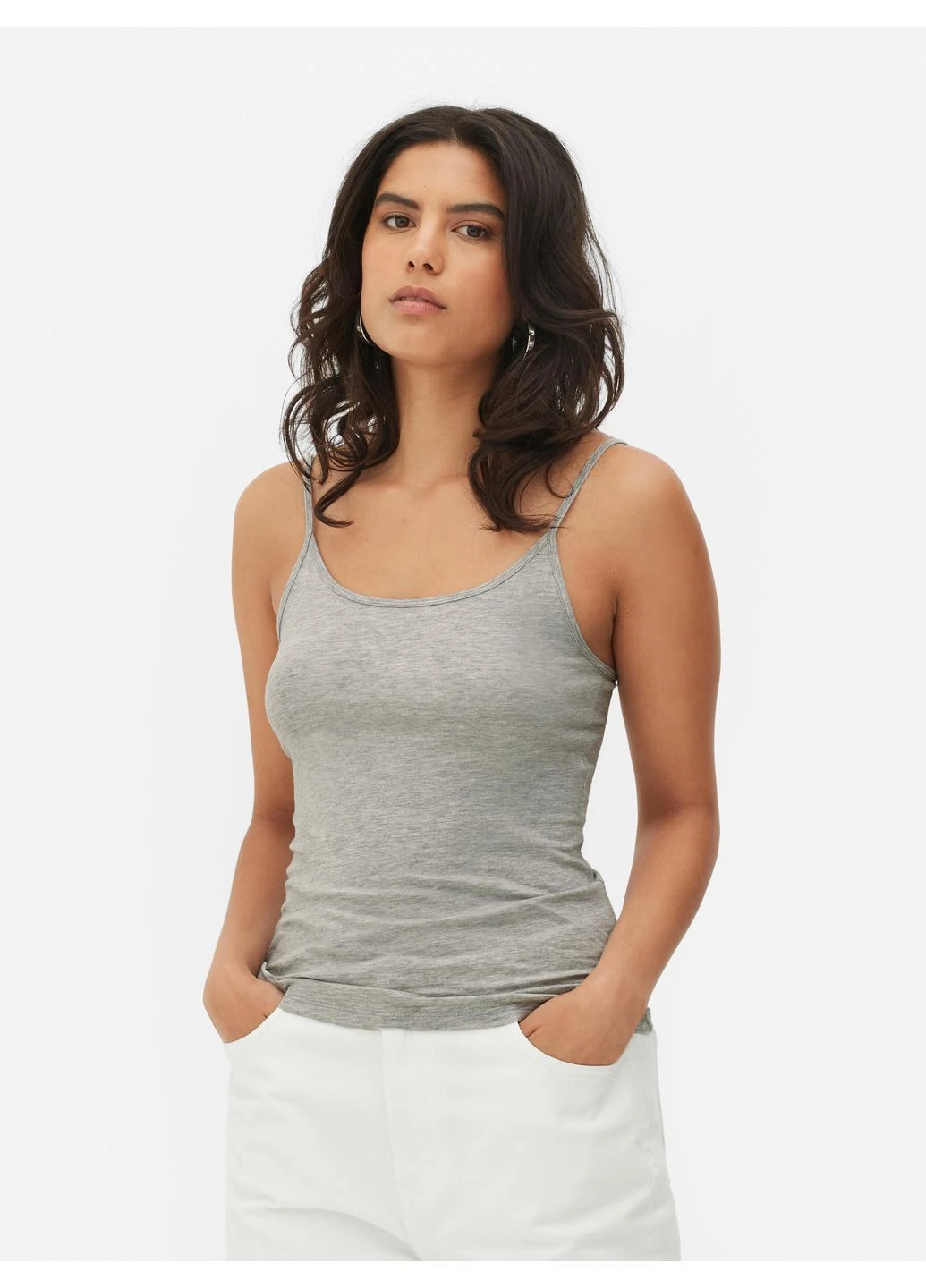 Майка basic,сірий меланж, Primark — 395005585