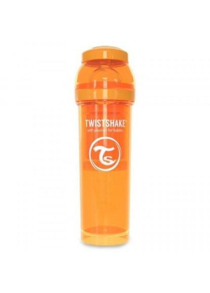 Пляшечка для годування Twistshake антиколиковая 330 мл, оранжевая (268141715)