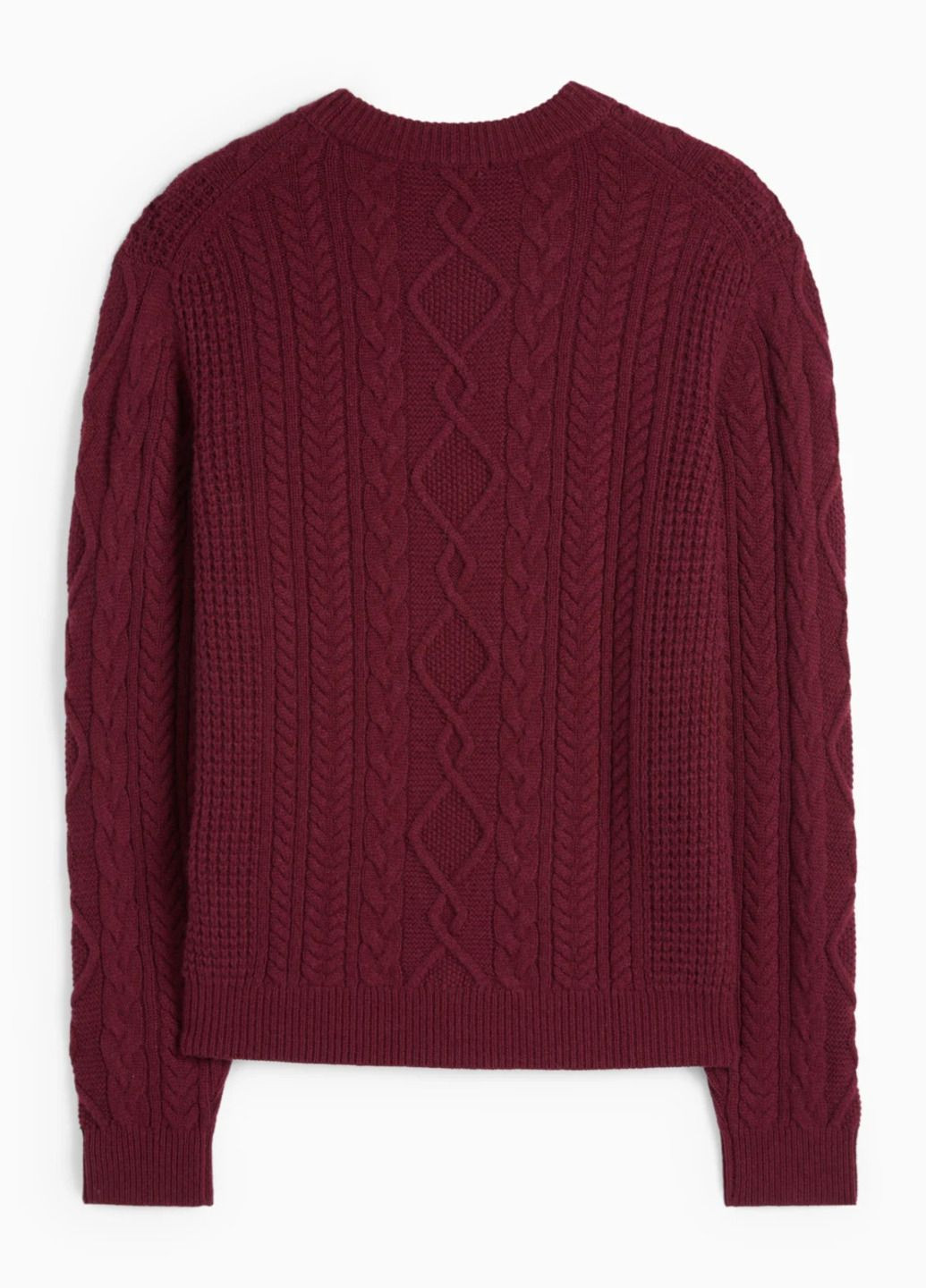 Бордовый демисезонный свитер C&A