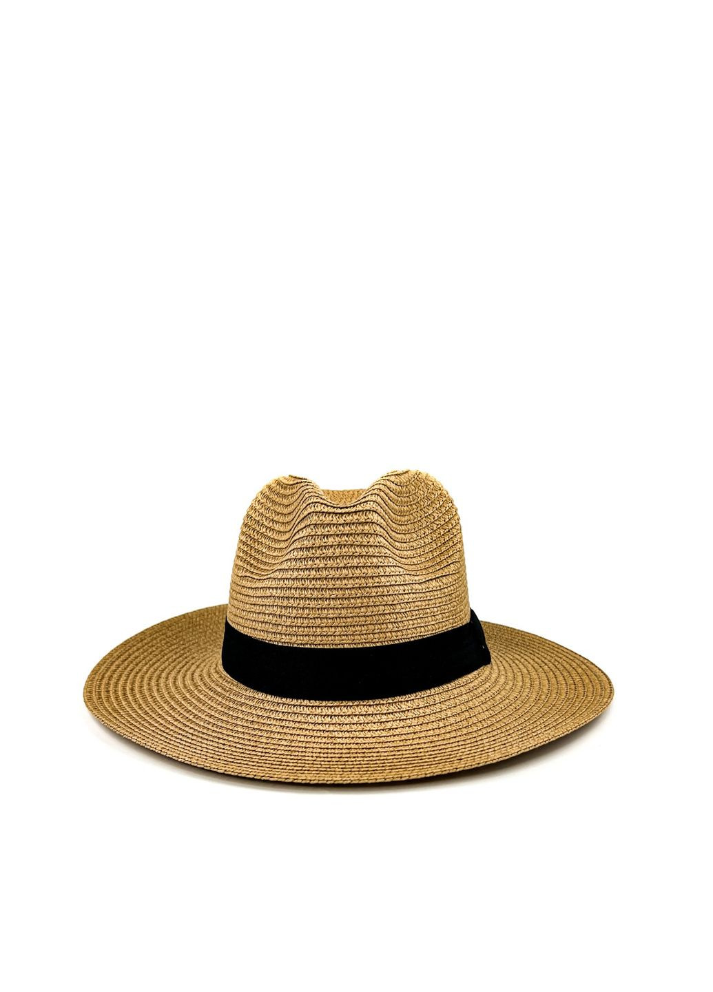 Шляпа федора мужская бумага бежевая ТИМИШ 470-958 LuckyLOOK 470-958м (294977550)