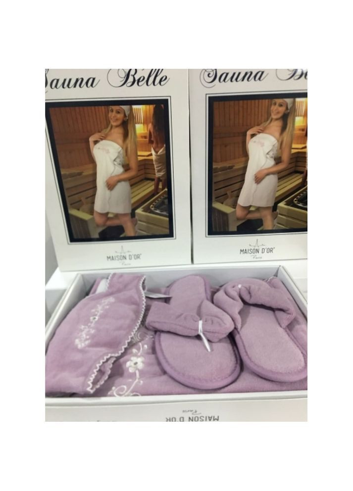 Женский набор для сауны Sauna Belle dark lilac Maison D'or (364968115)