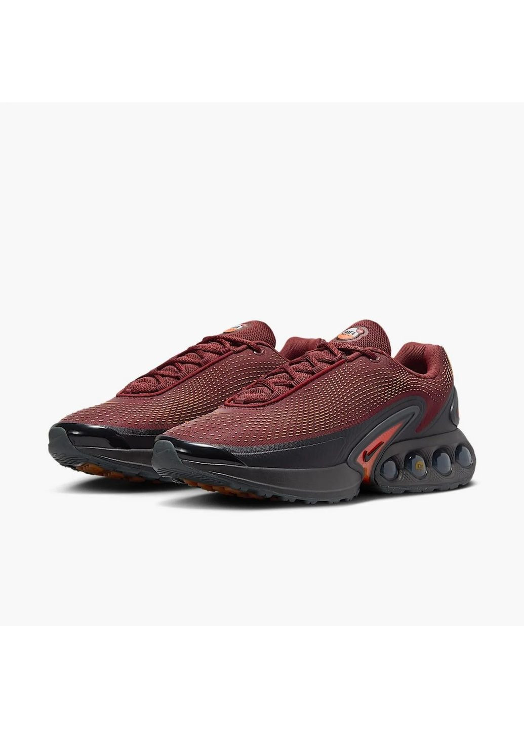 Бордовые мужские кроссовки air max dn team bordo Nike