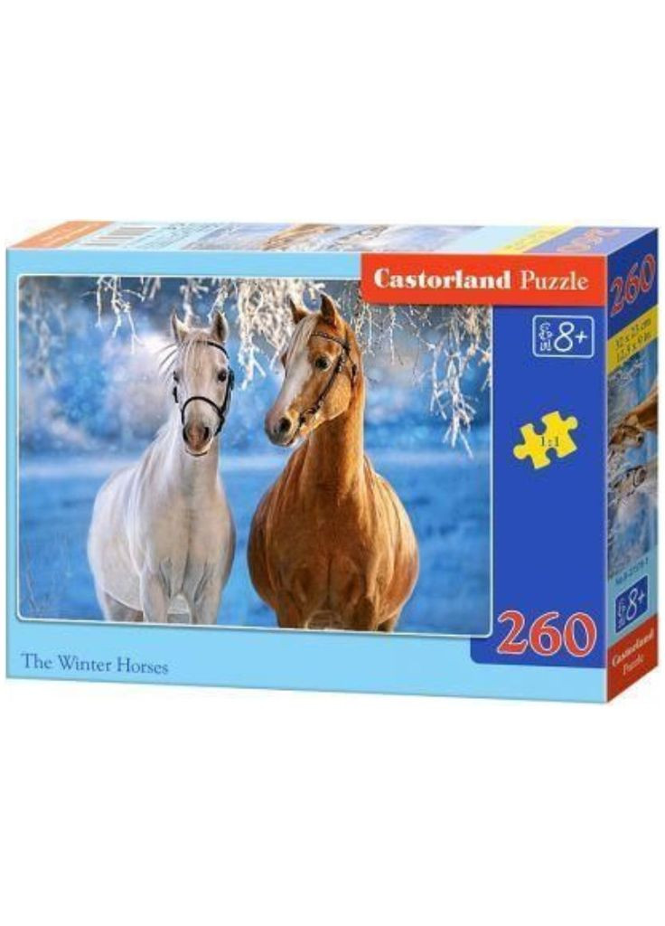 Пазл Зимние лошади 260 деталей Castorland (365876445)