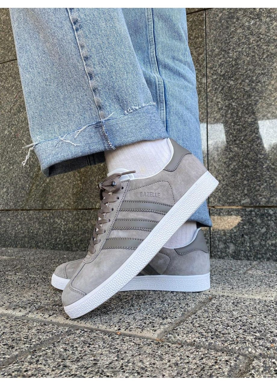 Сірі Осінні кросівки чоловічі adidas gazelle grey 2 адідас газель No Brand