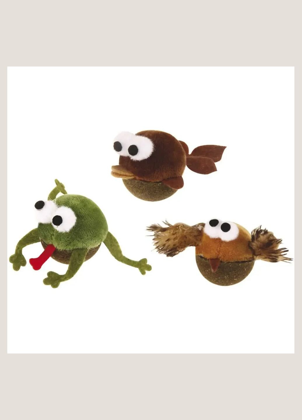 Іграшка для кішок Лупоглазі з котячою м'ятою м'які, 7 см (*) Croci (313654470)