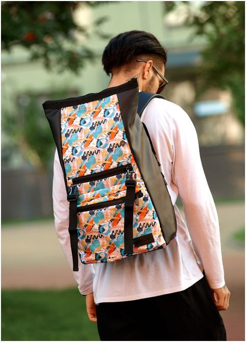 Рюкзак RollTop 0SHn принт "LIGHT" (R-24238711m-VS) Sambag (302450166)