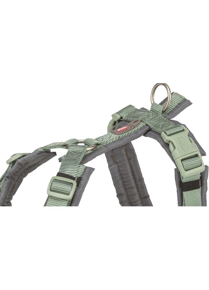 Шлейка Premium для собак треккинговая XS–S 32–38 см 13 мм голубо-серая Trixie (372504813)