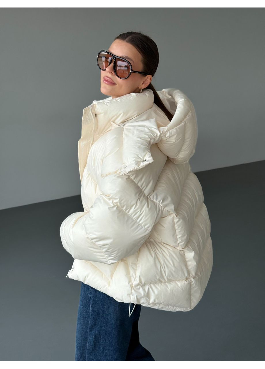 Молочный Пуховик No Brand