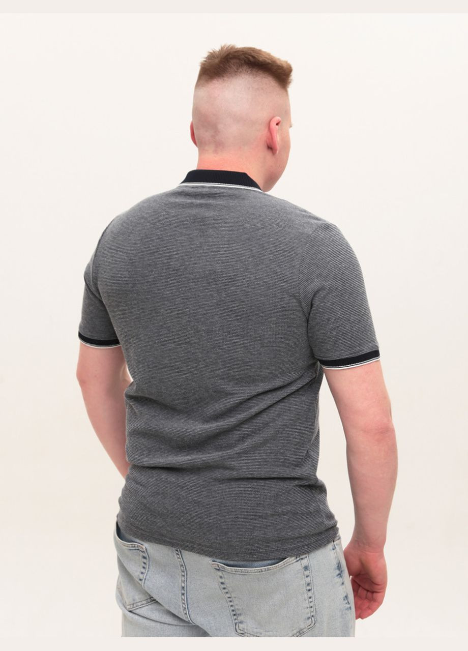 Поло чоловіче темно-синє MarcoStar Пряма (330012941)