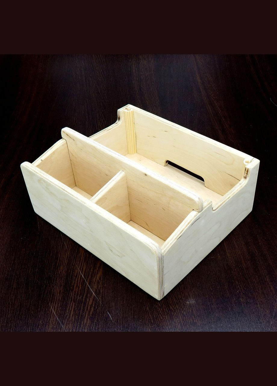 Настільний органайзер з дерева Медісон бланже (КНЦ-000601) No Brand (328225556)