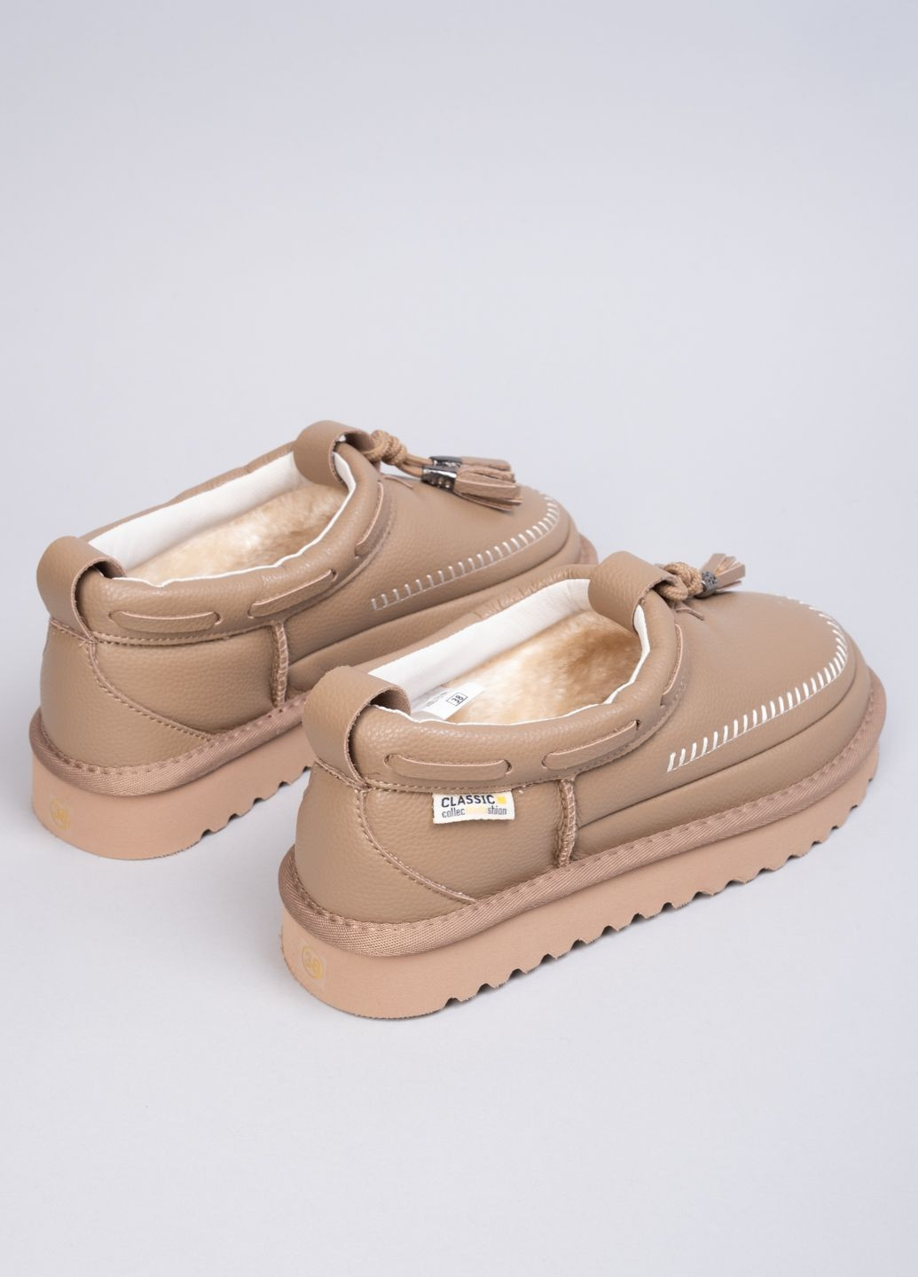 Угги женские 5851-1 бежевые 344443 Power (303509340)