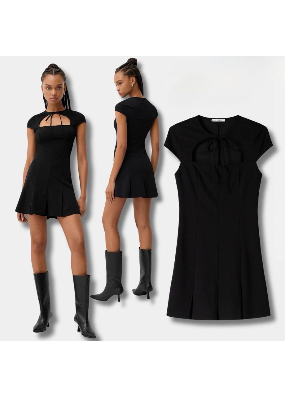 Чорна сукня Bershka