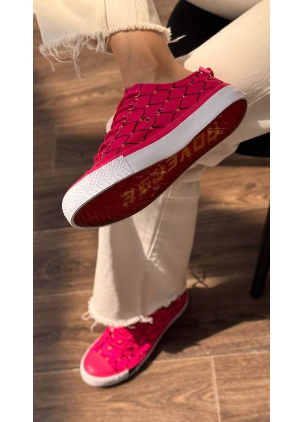 Рожеві кеди жіночі рожеві Jibukang