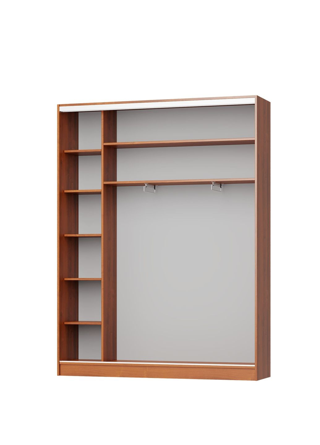 Шкаф-купе двухдверный Уни AL 2 Зеркала 180x45x240 см (MBS-4030) MebelStar (359449204)