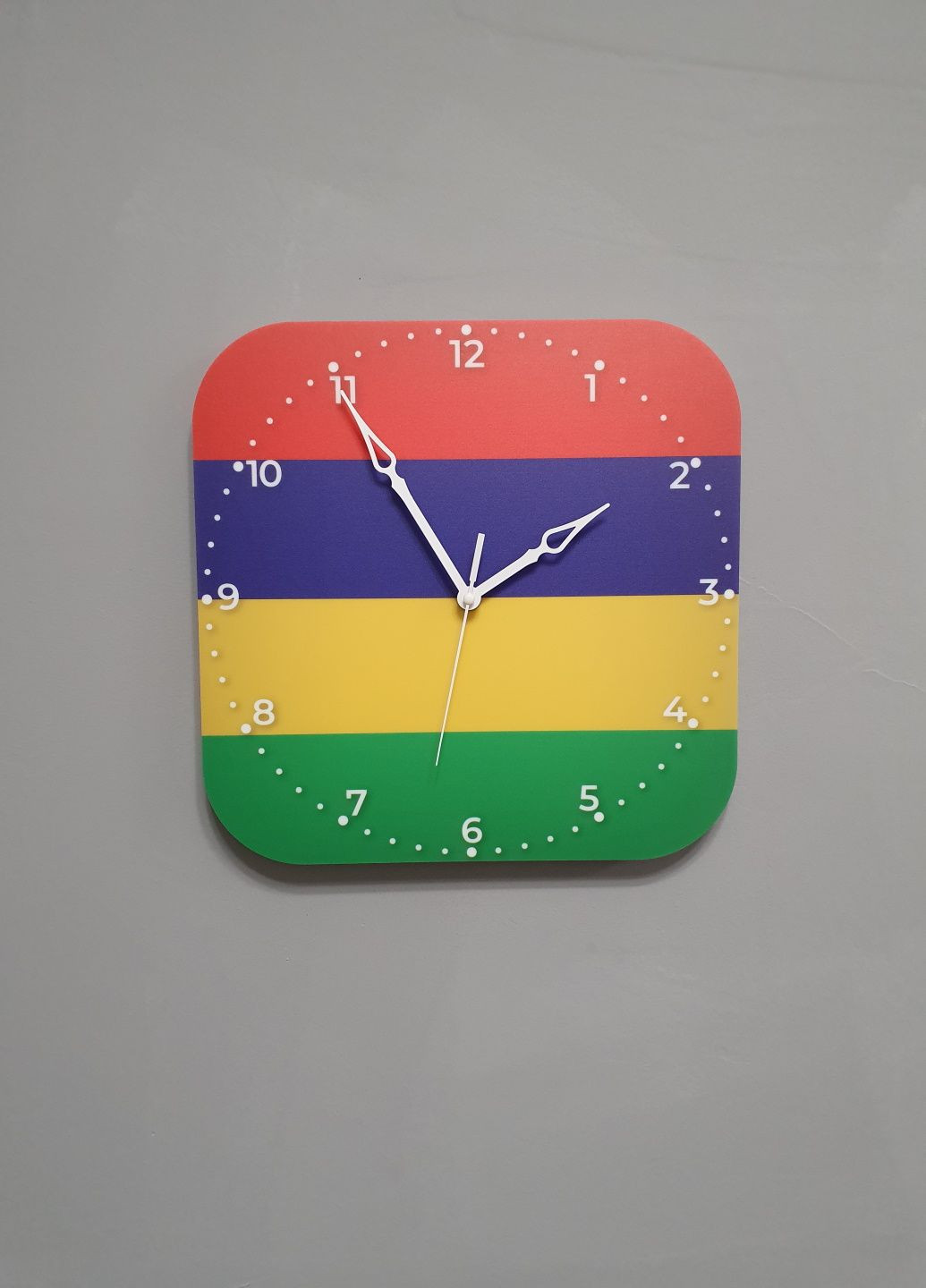 Часы настенные флаг Маврикия No Brand (321989359)