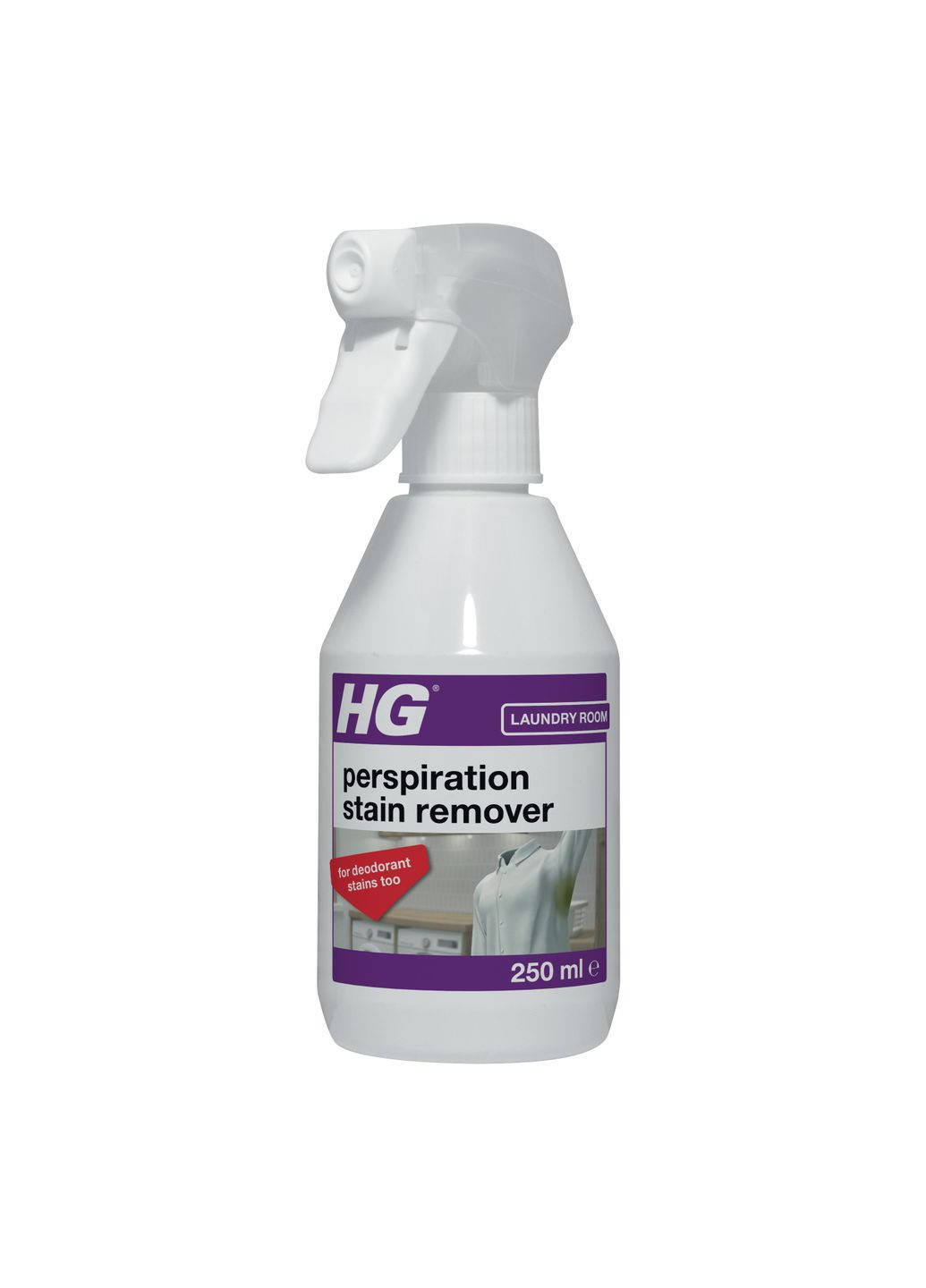 Пятновыводитель для пота и дезодоранта 250 мл HG (282726984)
