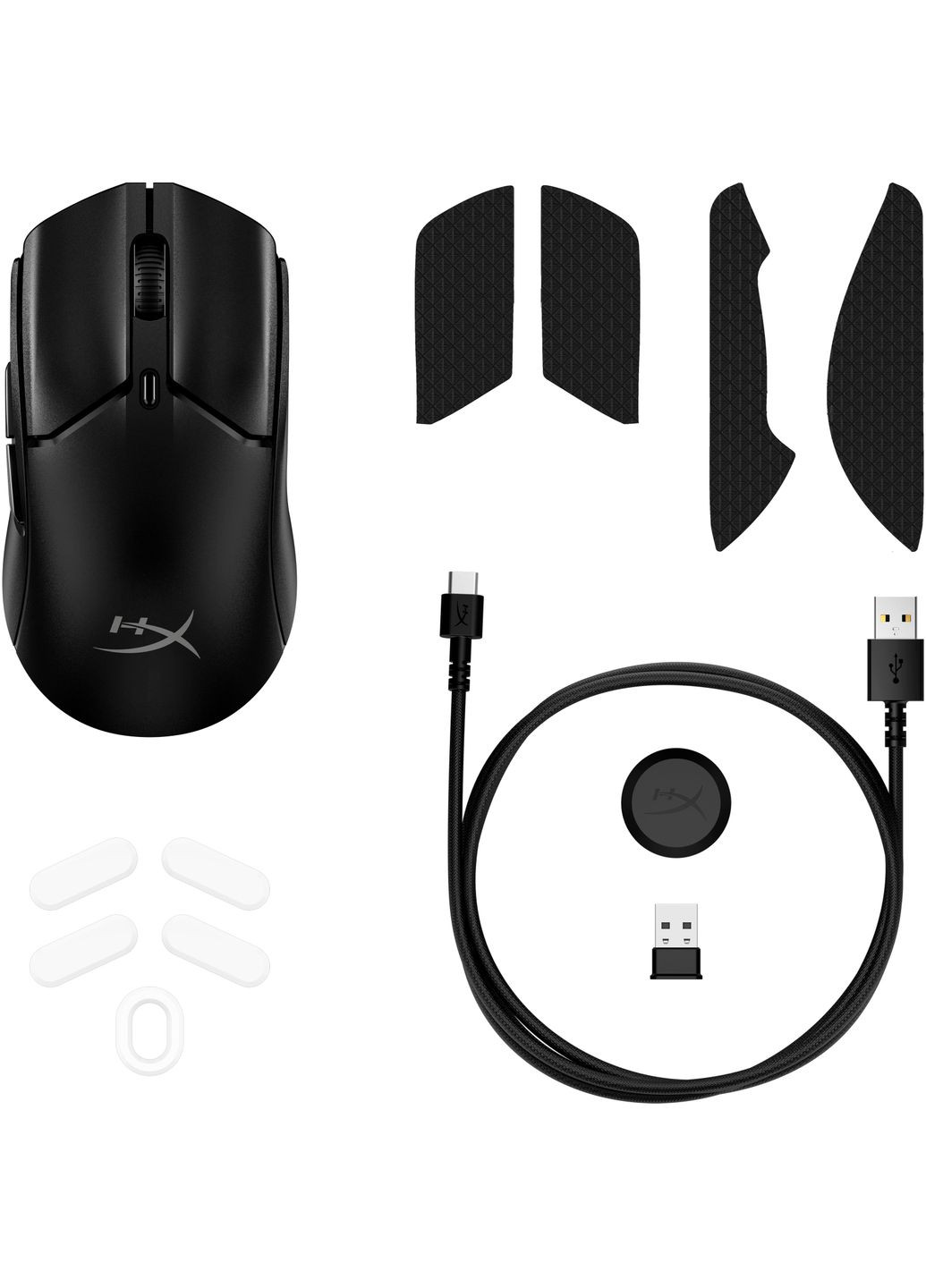 Мышь 7D388AA Pulsefire Haste 2 mini, RGB, USB-A/WL/BT, HyperX (362712599)
