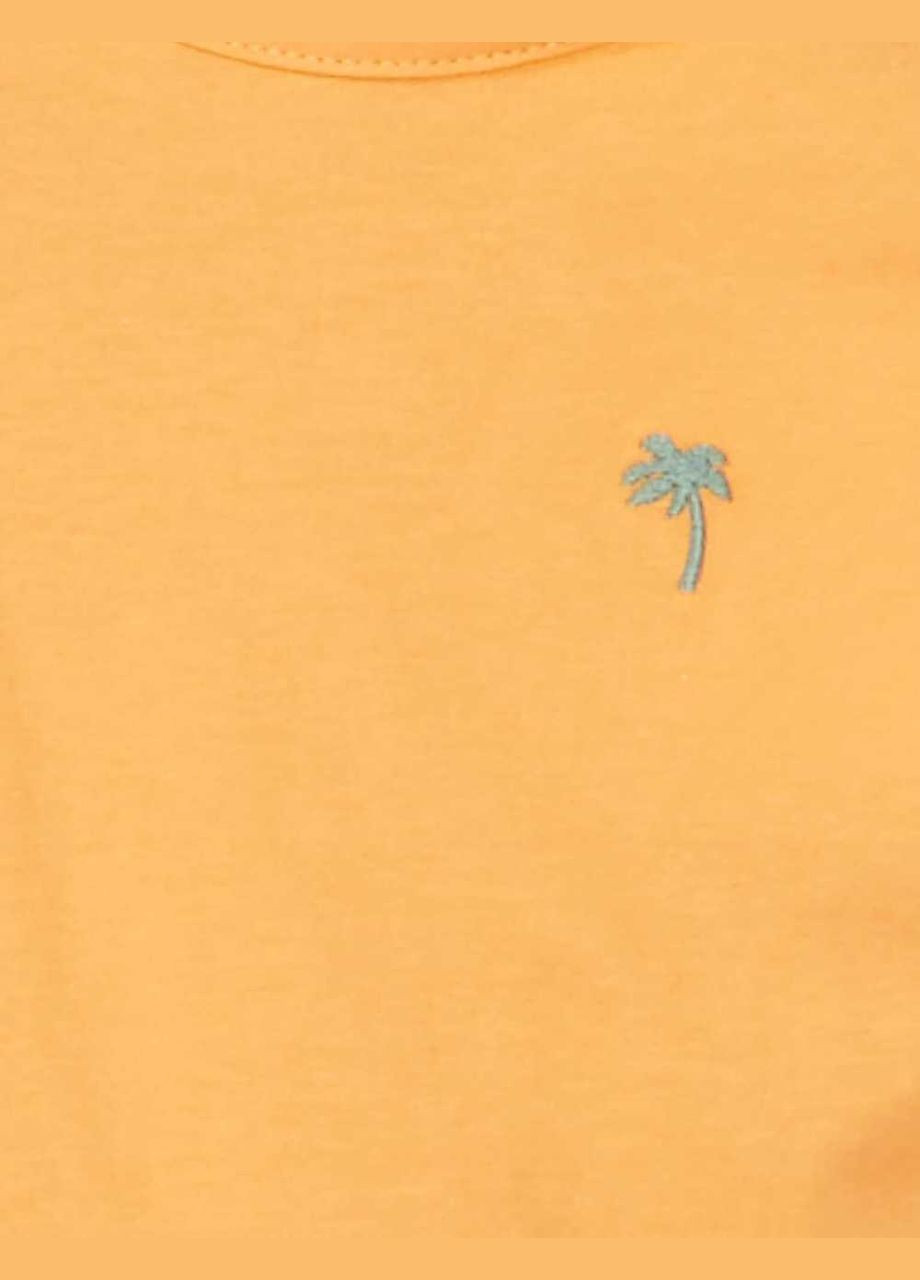 Мятная футболка,мятный-оранжевый, Kiabi