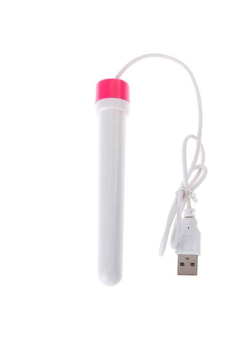 Нагрівач для мастурбатора розмір 13*1,8 см білого кольору на юсб із пластику для мастурбаторів будь-яких видів China (360613540)