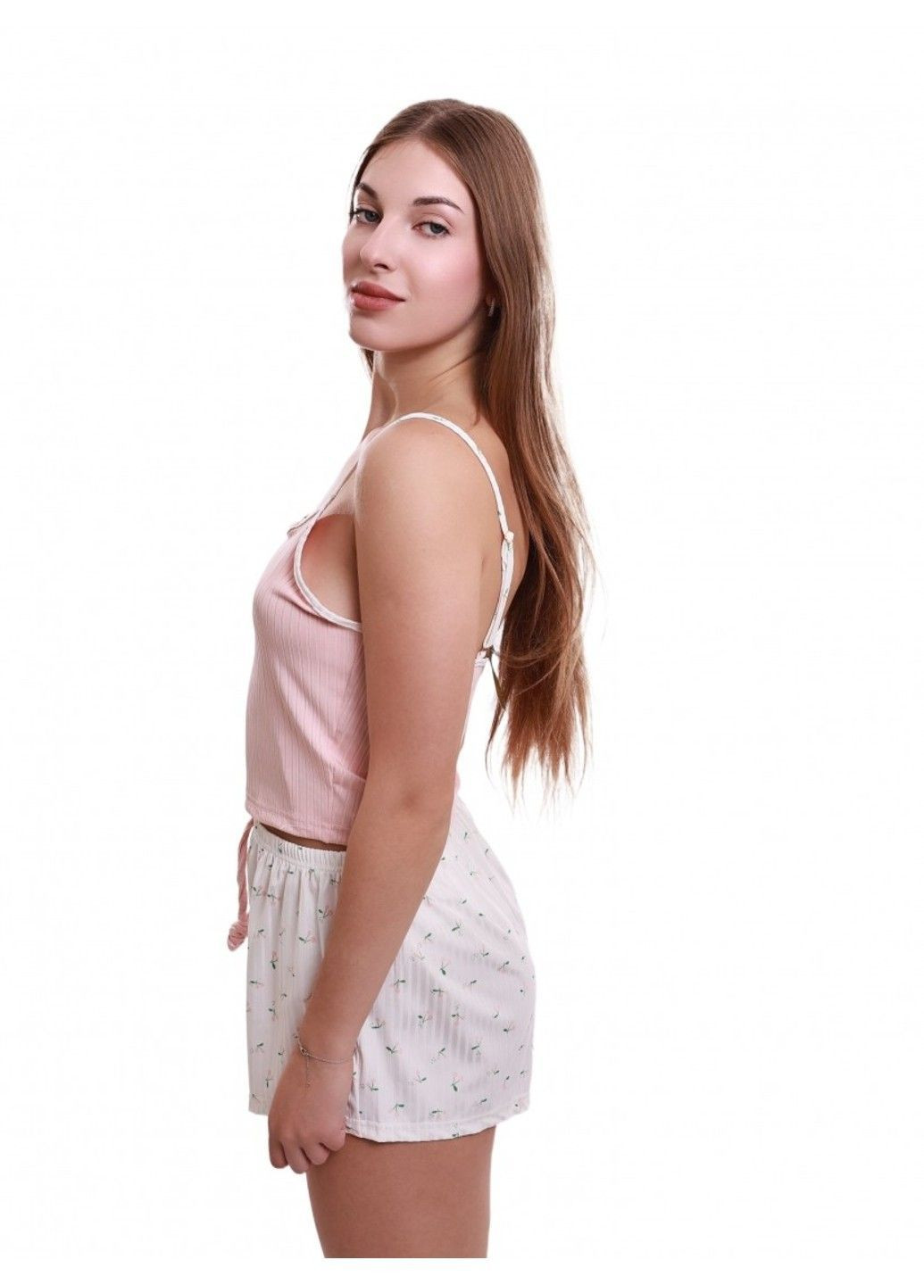 Розовая женская пижама Lumo