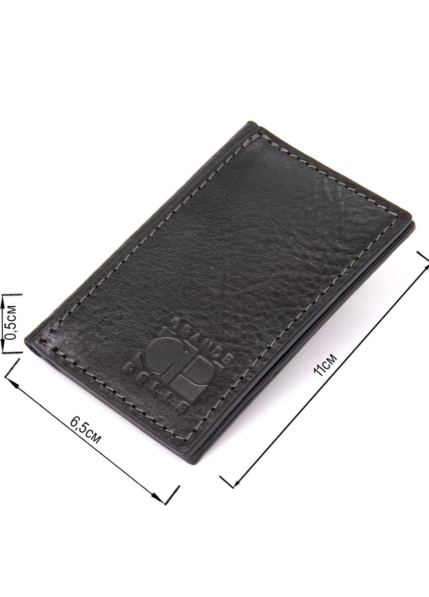 Миниатюрная визитница для карт из натуральной кожи черная (sku_11501) No Brand (330012822)
