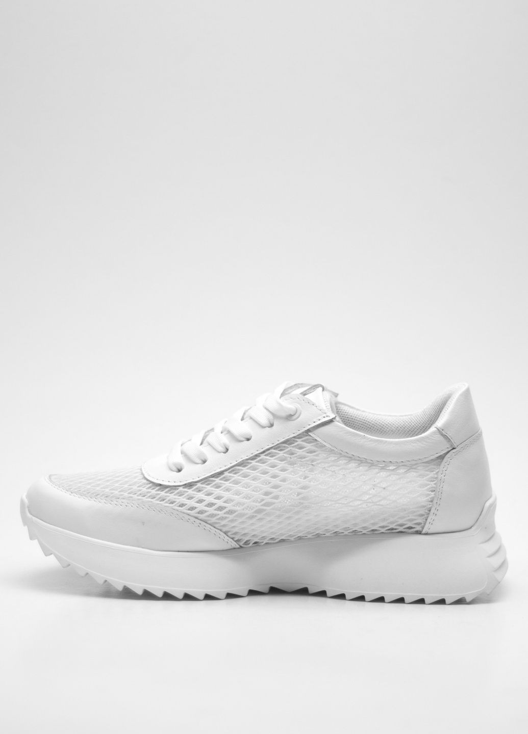 Кросівки жіночі літні з натуральної шкіри та сітки на дуже легкій підошві та зручній колодці Zlett 3804 білі літо (315510068)