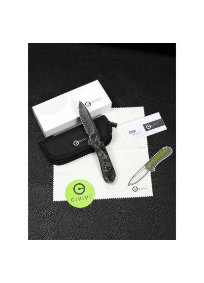 Нож (C907C-DS1) Civivi Elementum, Damascus, Carbon Fiber (389551677)