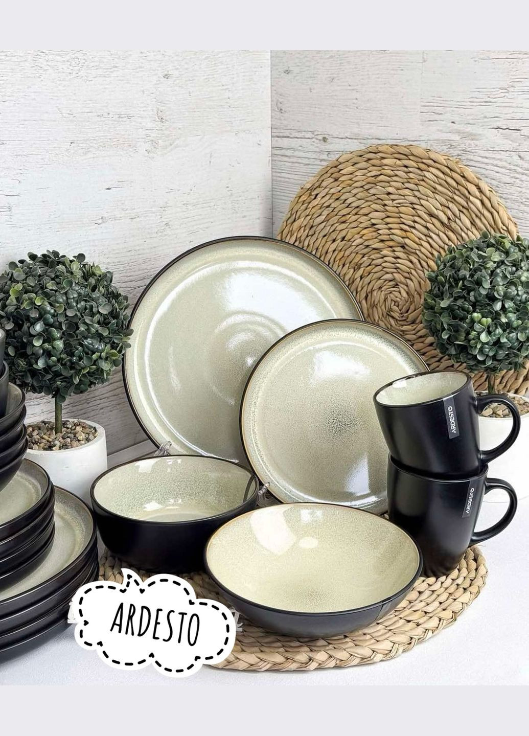 Набор посуды 28 предметов Bolzano AR0028BM/2 Ardesto (335079940)