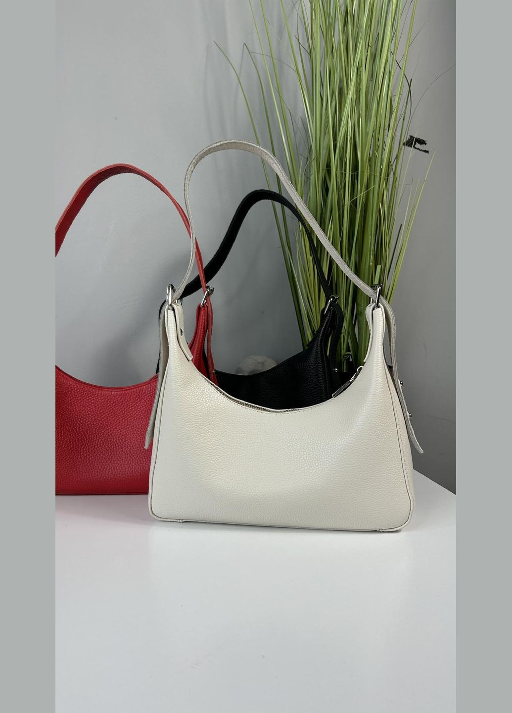 Сумка кожаная женская функциональная бежевая NIUNIU (296662344)