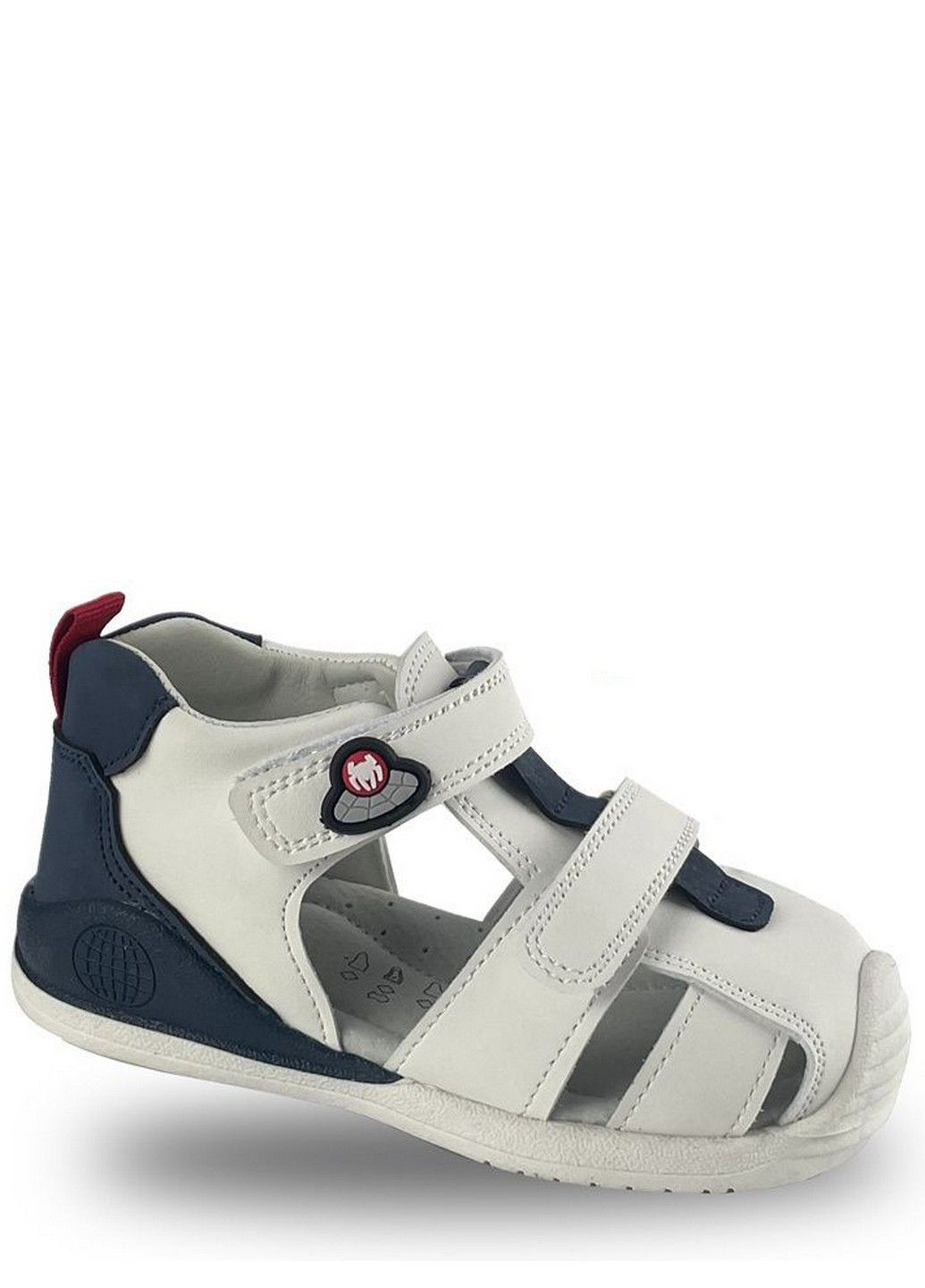 Белые кэжуал кожаные сандалии mn20403-1 Jong Golf