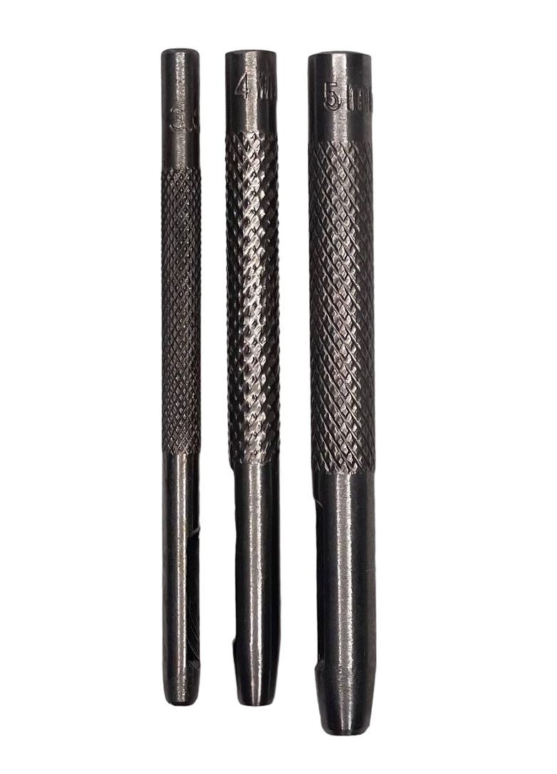 Набор Круглых пробойников 3 штуки просечка перфорация 3, 4, 5 мм, круглая форма Parkside (327368341)