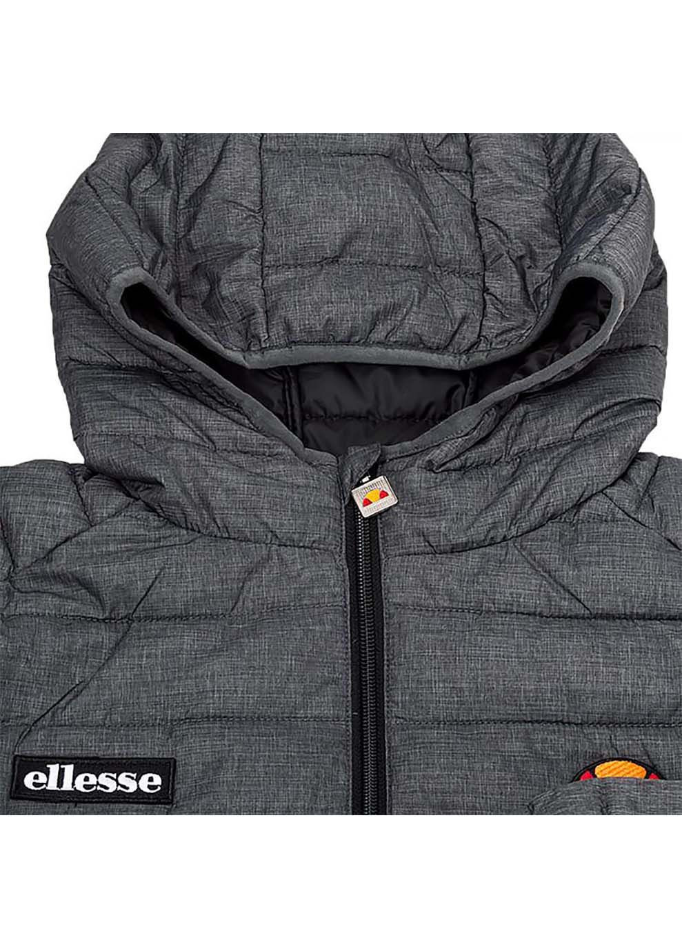 Серая демисезонная мужская куртка lombardy padded jacket серый Ellesse