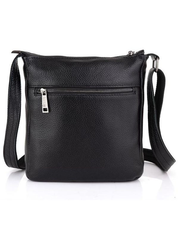 Сумка планшет через плечо для документов и для телефона мужская из натуральной кожи маленькая Черный 37296 TARWA (353690209)