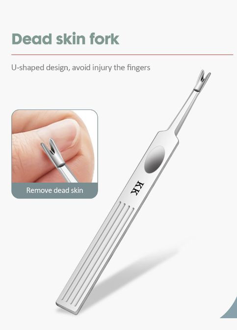 Набір для манікюру та педикюру з нержавіючої сталі у шкіряній сумці 11 предметів Manicure Max-Manicure (297949506)